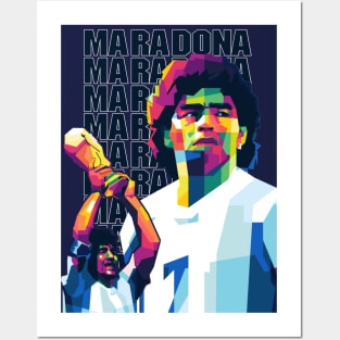 Diego Maradona Posters and Art